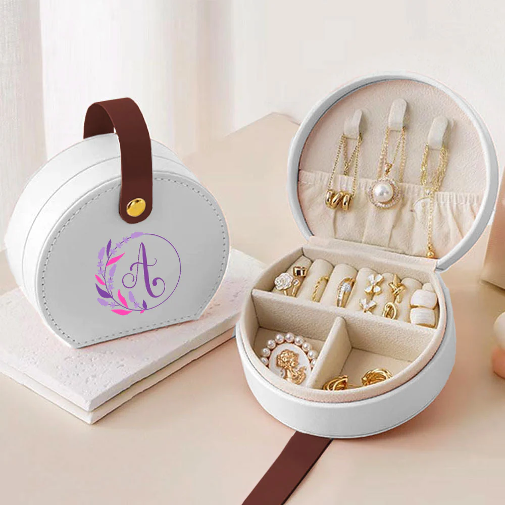 Personalized Cute Jewelry Organizer Earring, Ring, Necklace -Mini Jewellery Organizer - Image 2