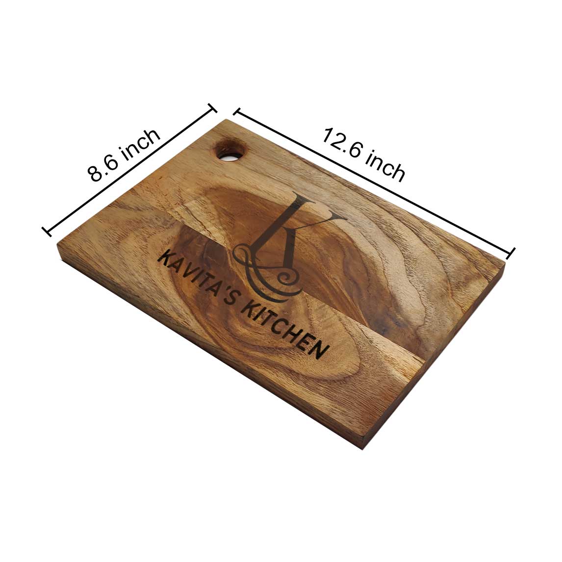 Personalized Cutting Board Wooden Vegetable Chopping Stand-Add Your Name - Image 5