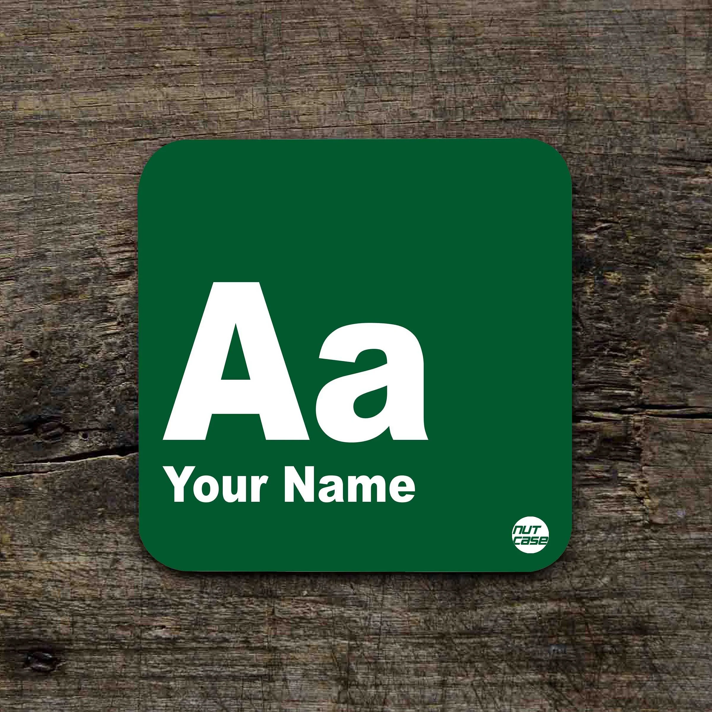 Personalized Monogram Coasters - Periodic Table
