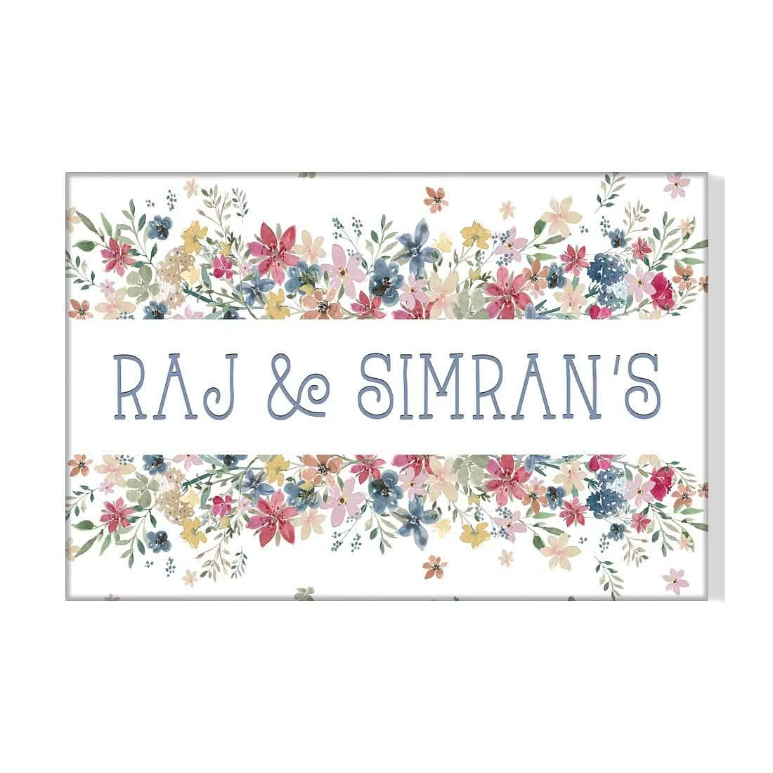 Couples Custom Door Name Plate - Couples Home - Image 3