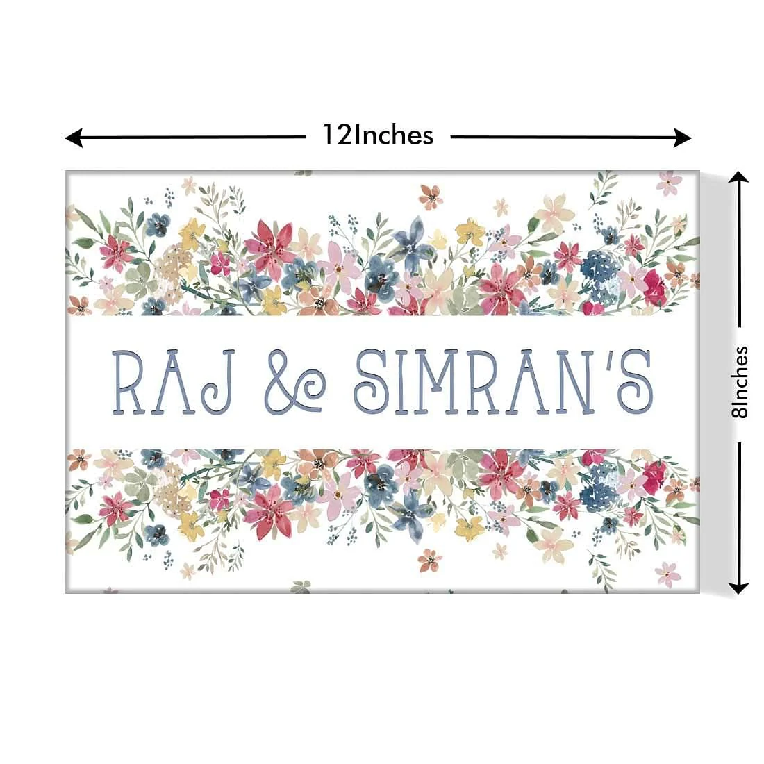 Couples Custom Door Name Plate - Couples Home - Image 4