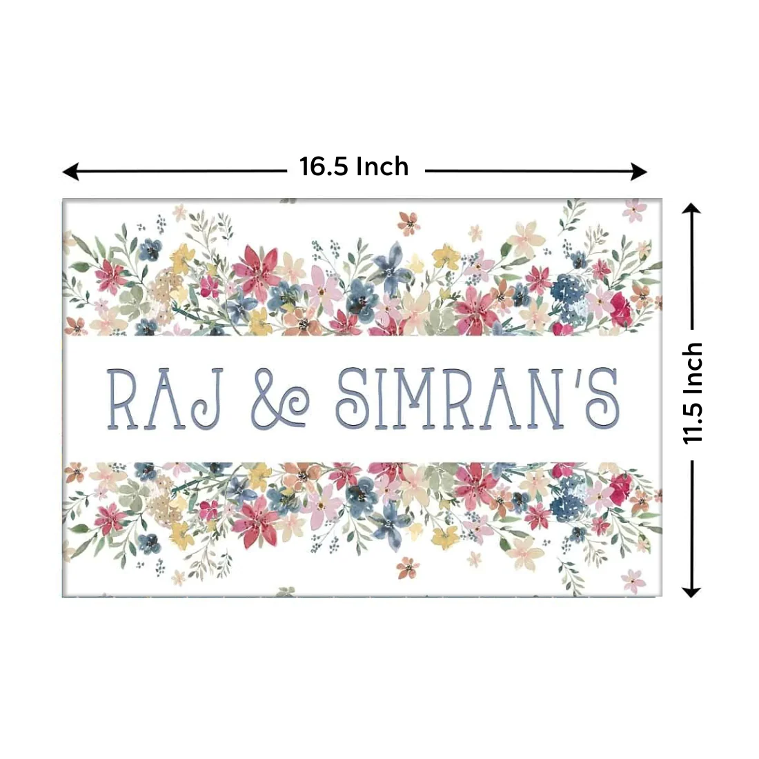 Couples Custom Door Name Plate - Couples Home - Image 7