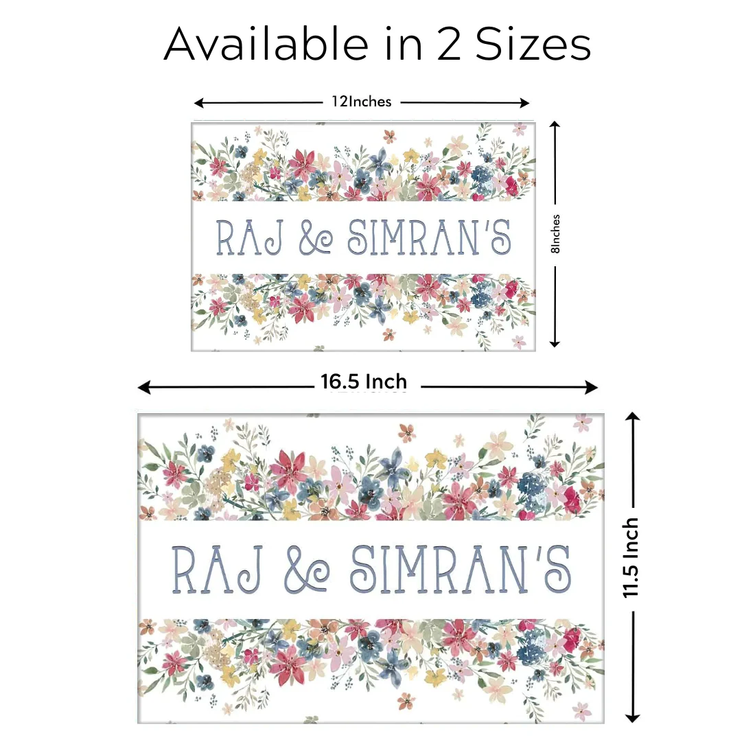 Couples Custom Door Name Plate - Couples Home - Image 8