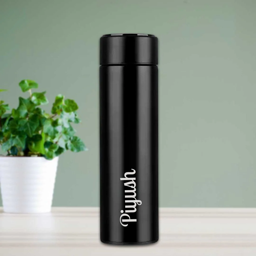 Personalized Diwali Gift Set Temperature Display Coffee Tumbler & Thermos Flask (500ml) - Image 2