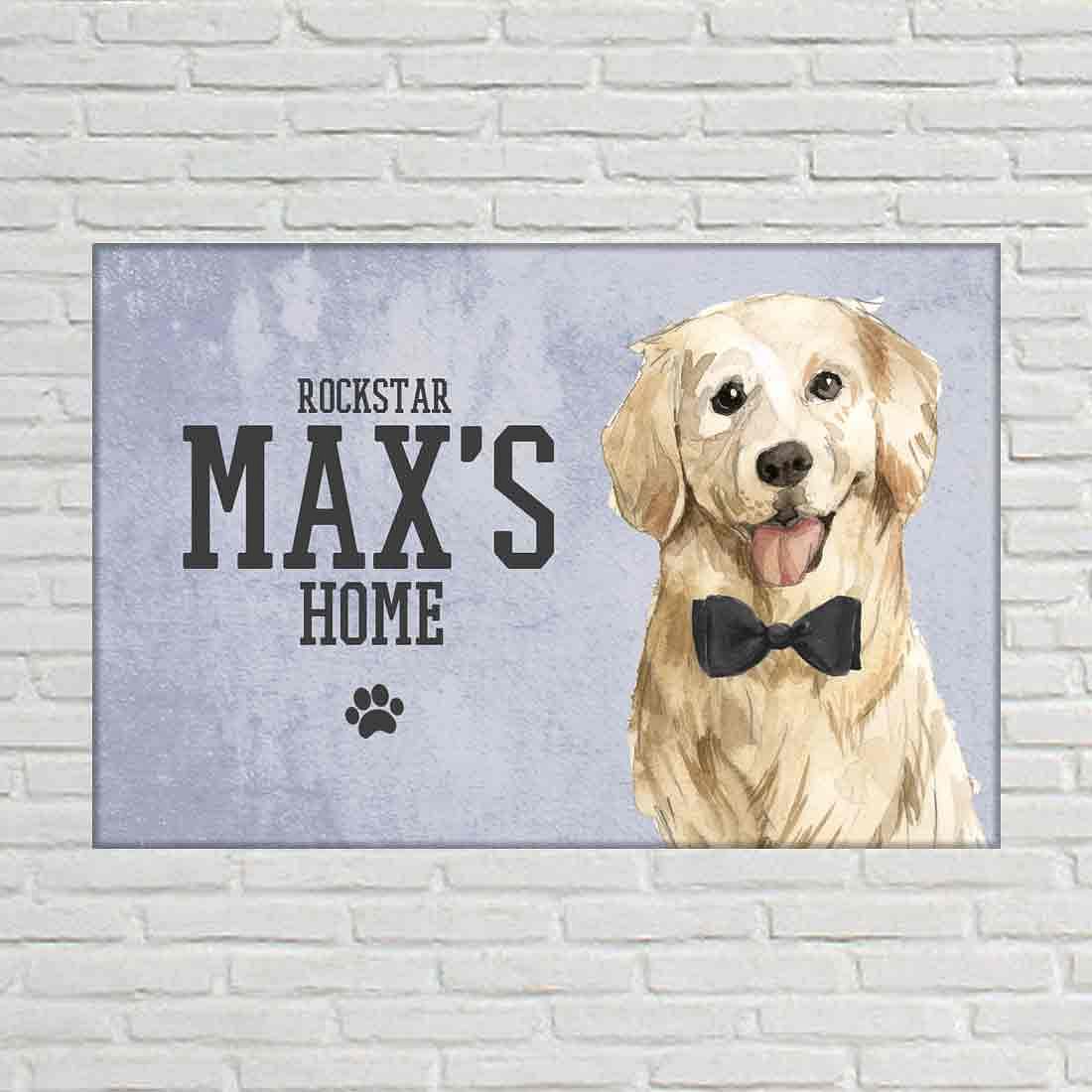 New Customized Nameplate for Pets -Loving Cute Golden Retriever - Image 3