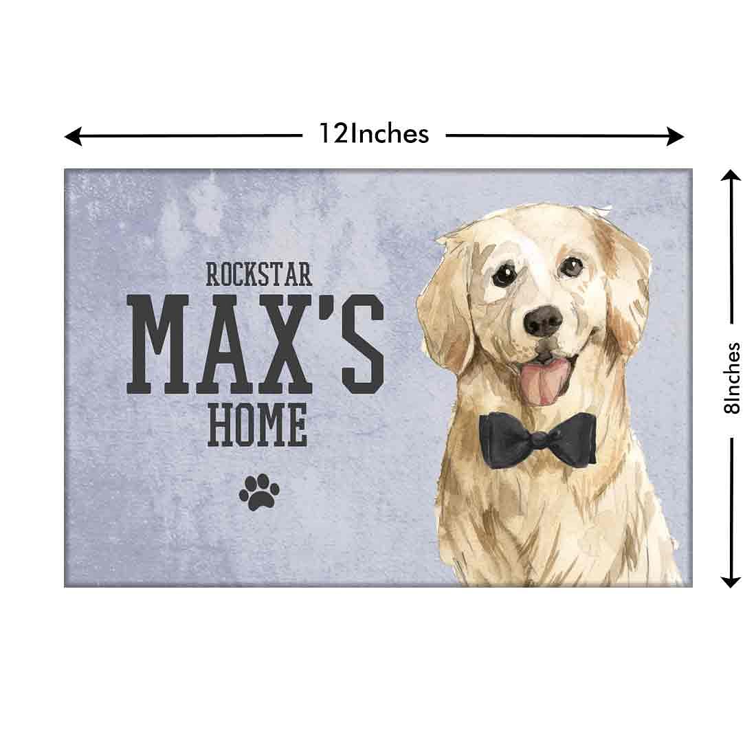 New Customized Nameplate for Pets -Loving Cute Golden Retriever - Image 4