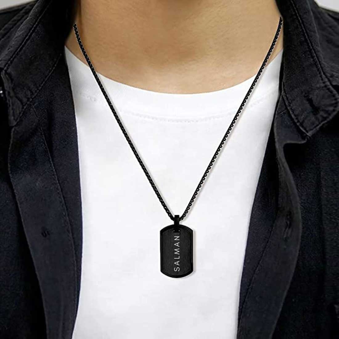 Personalized Dog Tags Military Army Dogtag With Chain for Men - Image 5