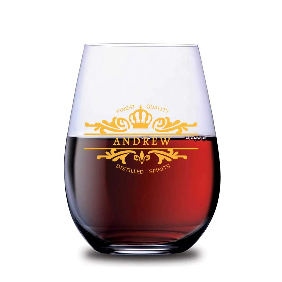 Personalized Drink Glass Custom Stemless Wine Whiskey Glasses - Add Name - Image 3