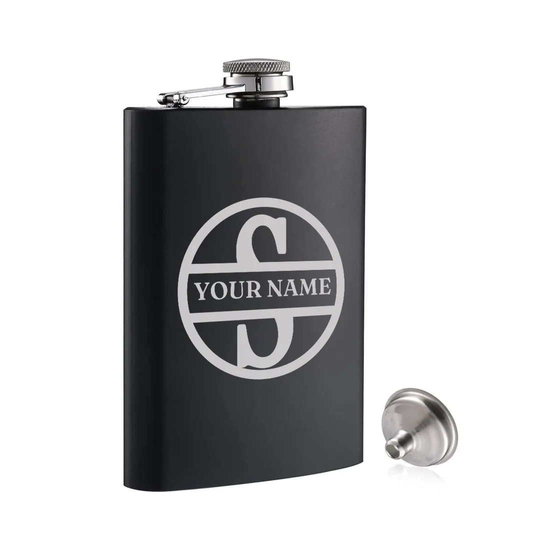 Personalized Engraved Hip Flask With Name - Add Name - Image 4