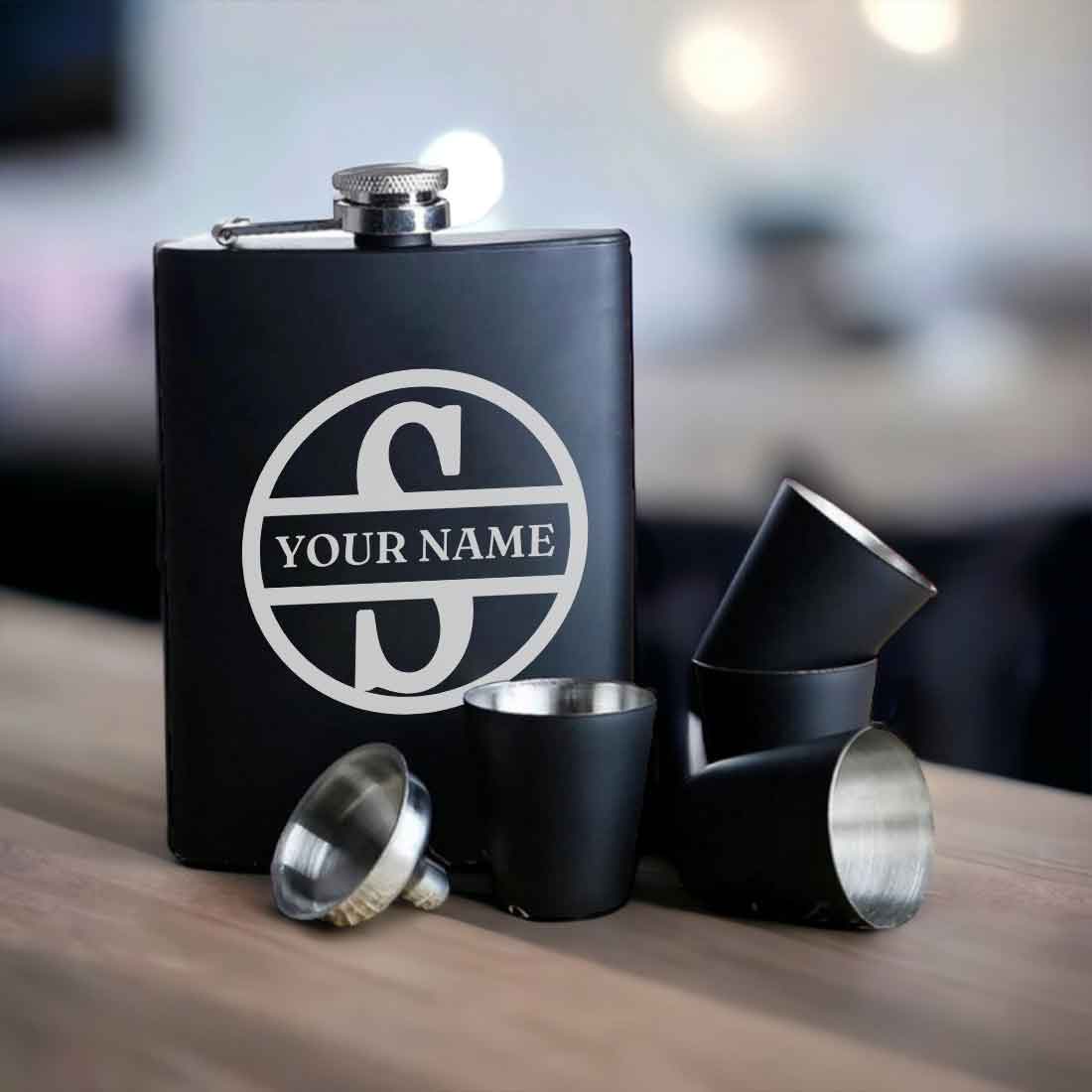 Personalized Engraved Hip Flask With Name - Add Name - Image 8