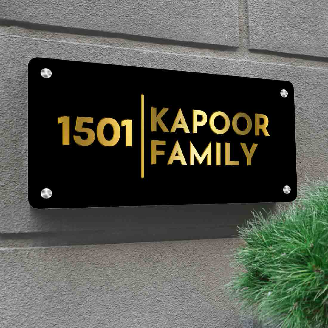 Personalised Engraved Steel Name Plates for Houses Entrance - Image 11