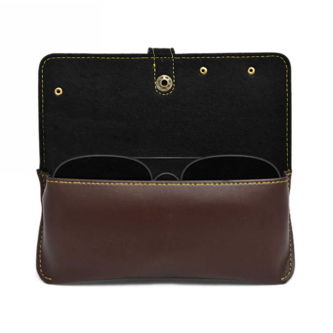 Custom Eyeglass Case EyeWear Sunglass Specs Holder - Premium Vegan Leather - Image 5
