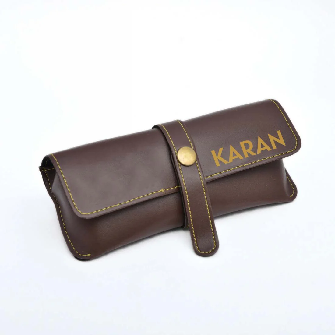 Custom Eyeglass Case EyeWear Sunglass Specs Holder - Premium Vegan Leather - Image 6