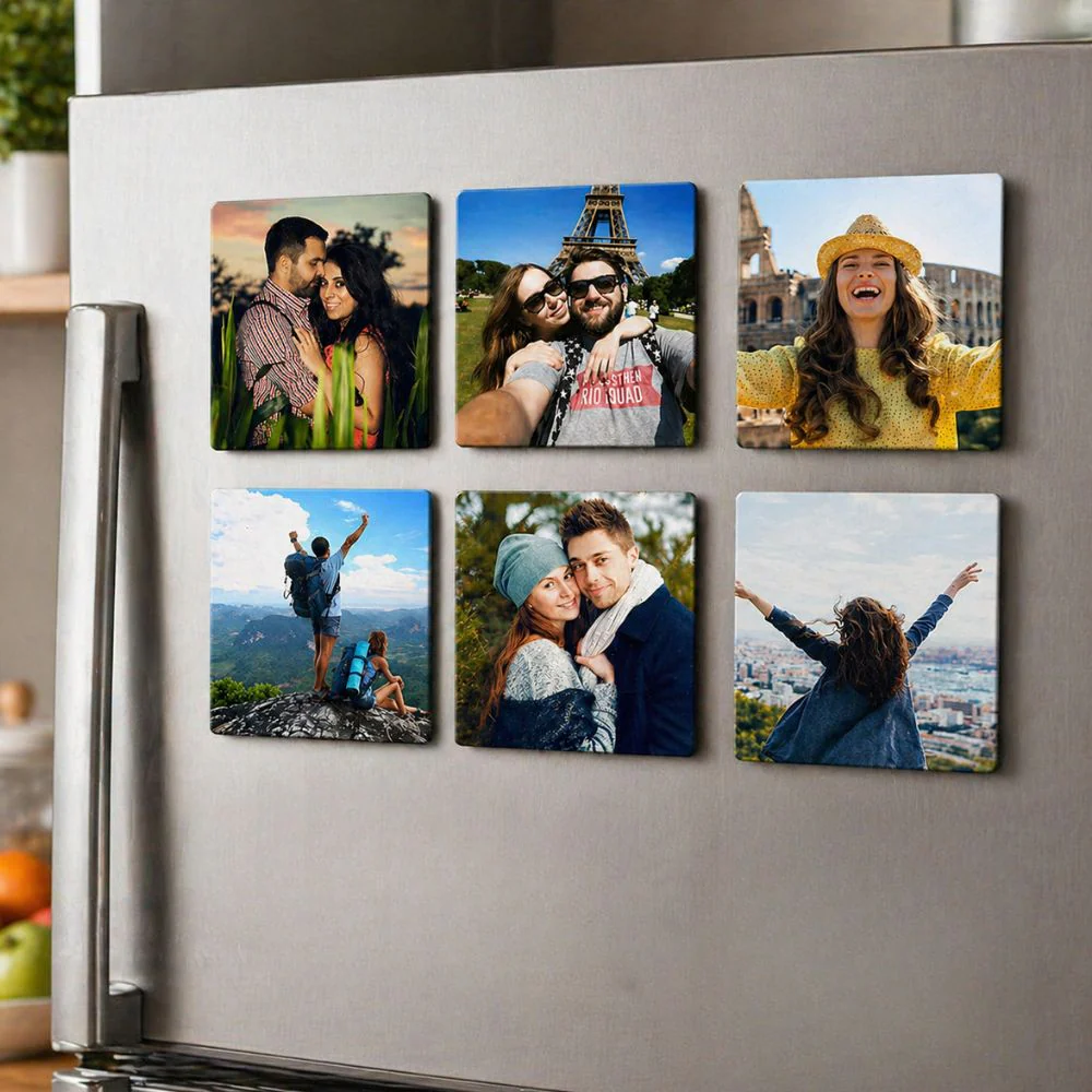 Personalized Photo Magnet Set of 6 - Add Your Image - Image 2