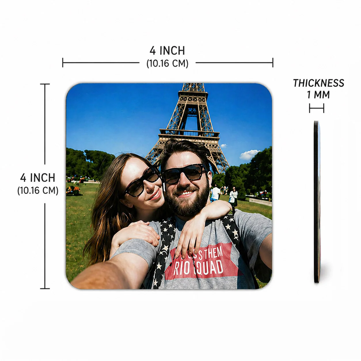 Personalized Photo Magnet Set of 6 - Add Your Image - Image 4