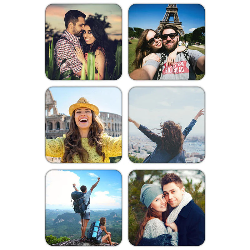 Personalized Photo Magnet Set of 6 - Add Your Image - Image 5