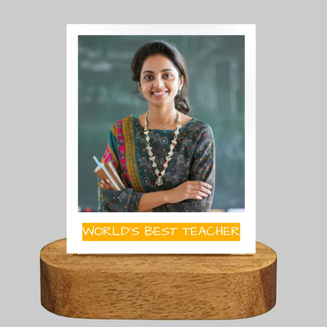 Personalized Gift for Teacher – Photo LED Lamp for Teacher’s Day - Image 2