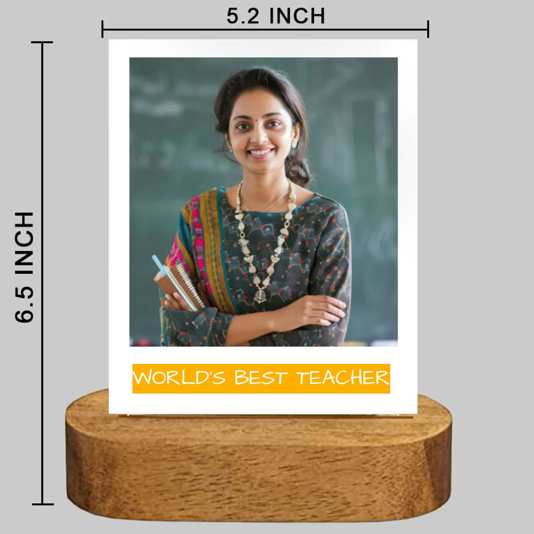 Personalized Gift for Teacher – Photo LED Lamp for Teacher’s Day - Image 3