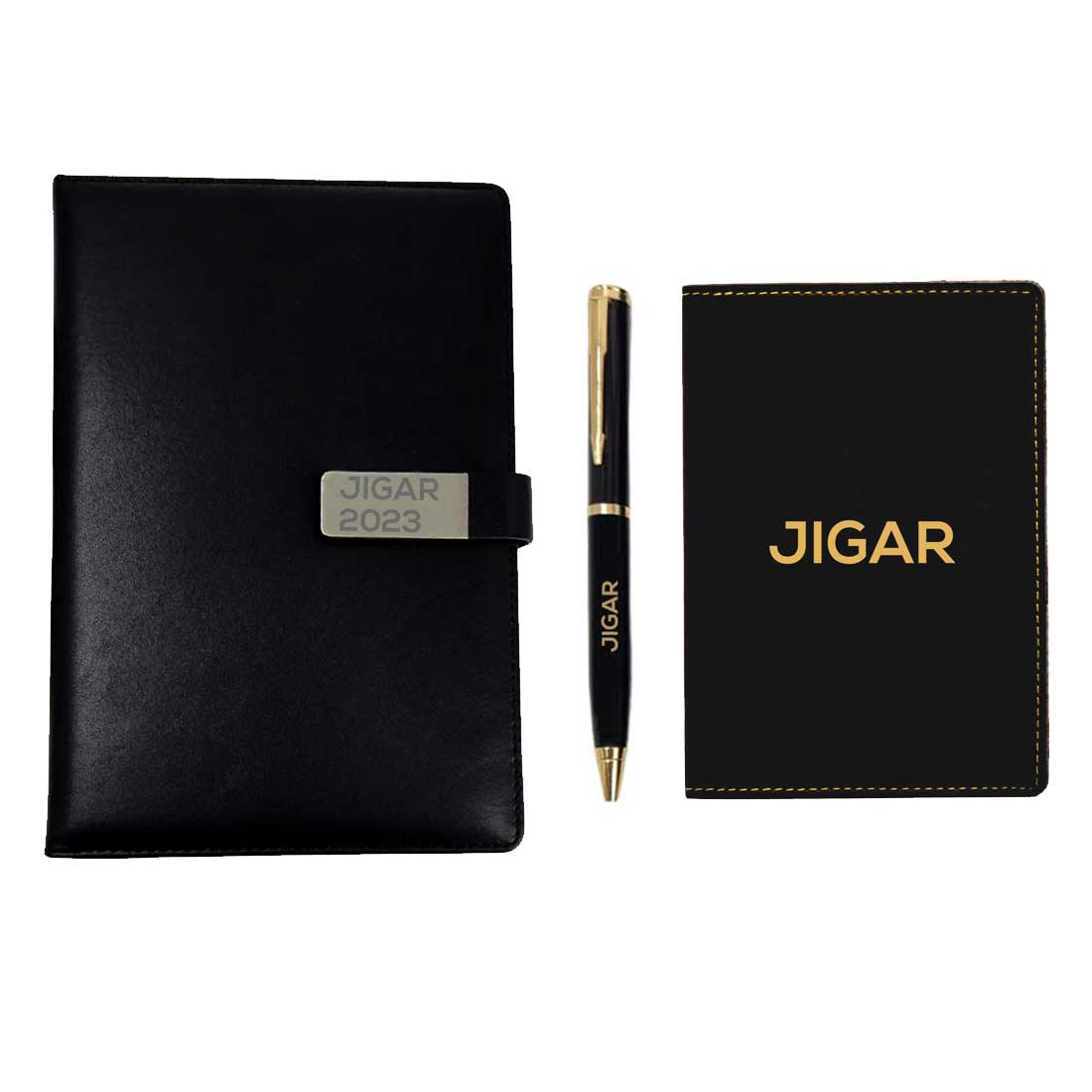 Personalized Gift Set with Personalized Diary Pen and Passport Cover Sleeve - Image 6