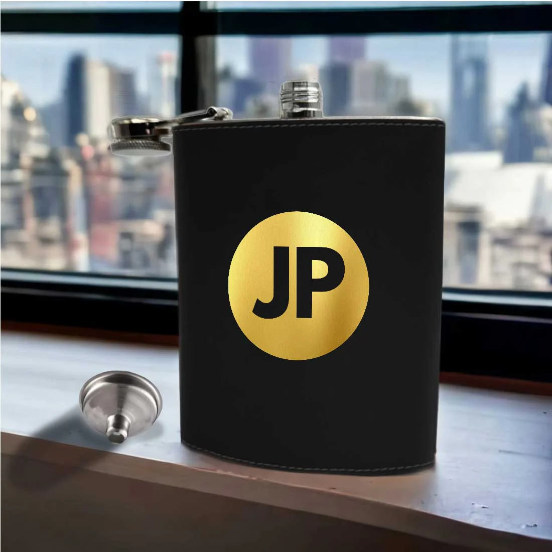 PU Leather Hip Flask With Name Personalized Gifts For Men - Image 23