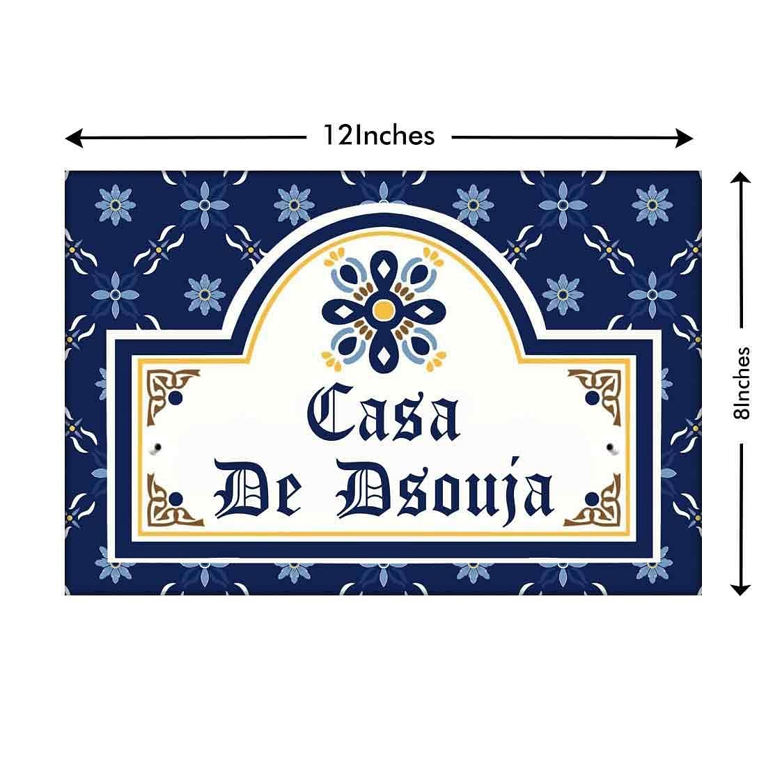 Unique Custom Door Name Plate - Goa Style - Image 3