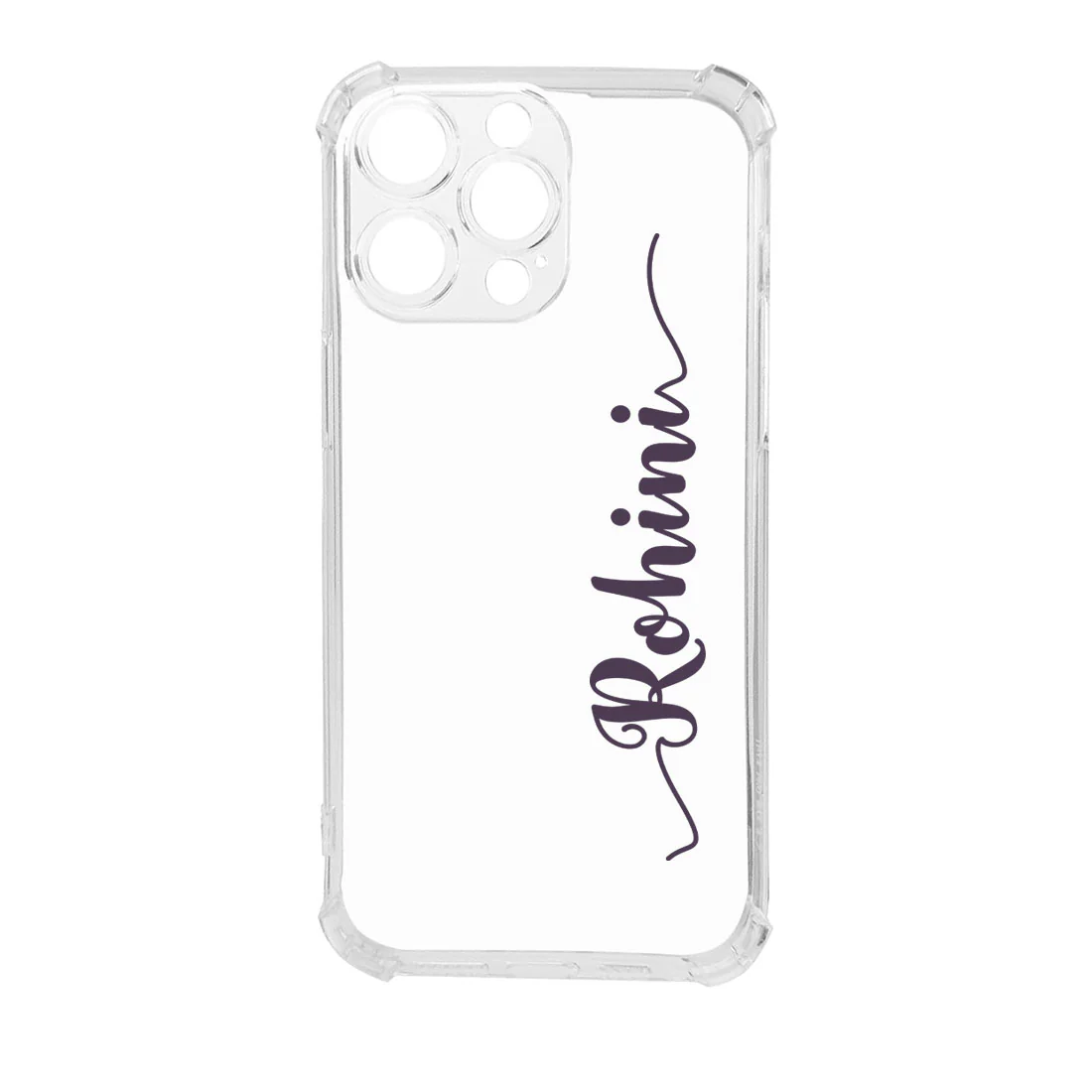 Personalized IPhone 13 Pro Cover with Name Transparent TPU Flexible Cover - Image 3