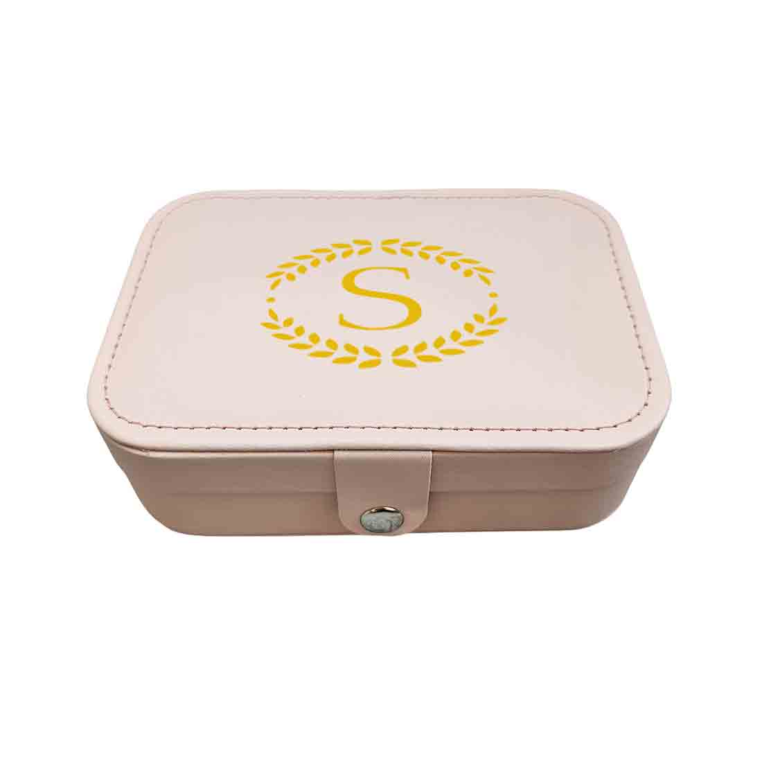 Personalised Jewellery Box Cabinet for Earrings Custom Jewellery Storage Case for Travel - Image 6