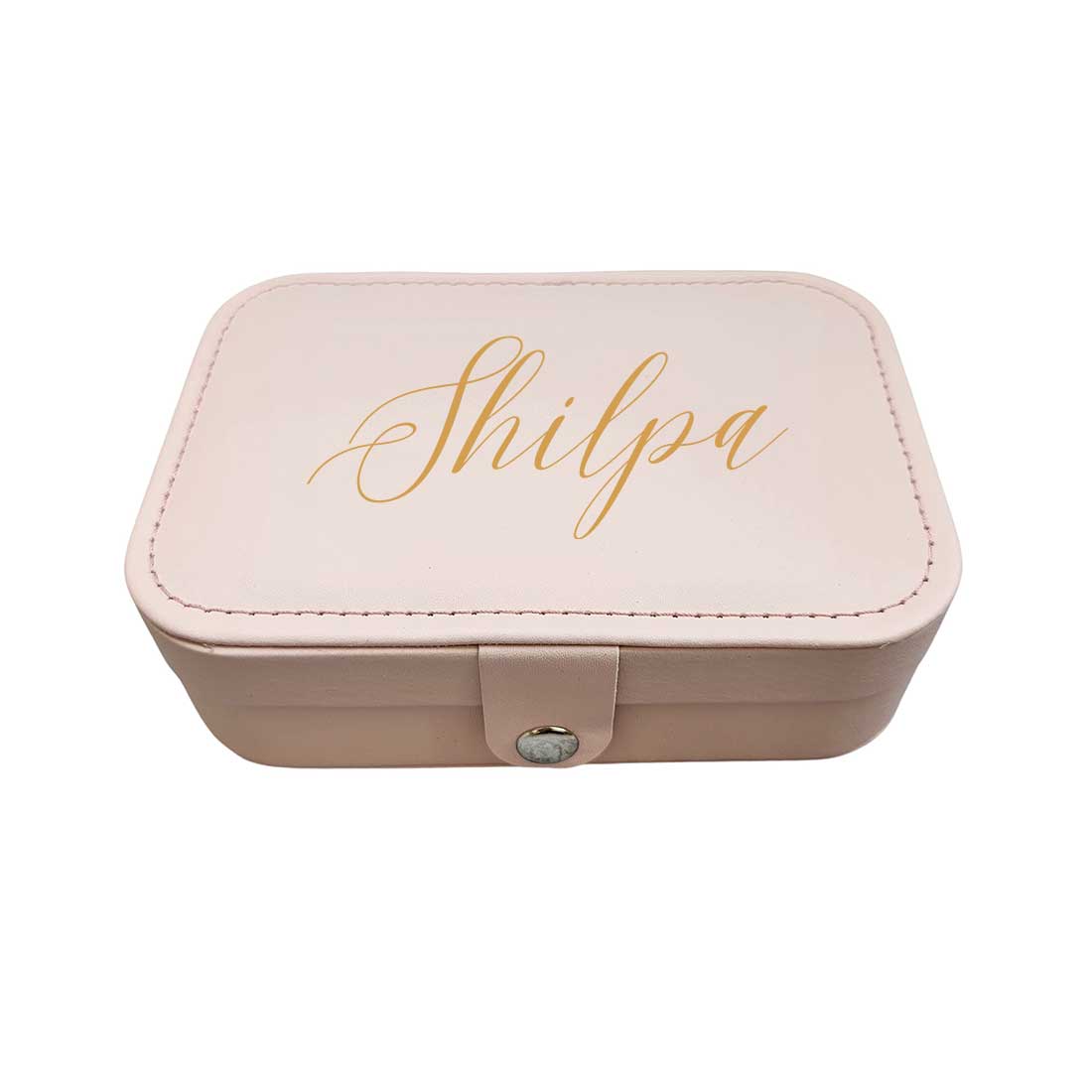 Personalized Jewellery Box Organizer For Travel jewelry Case for Earrings Pendant Rings Necklaces - Add Name - Image 10