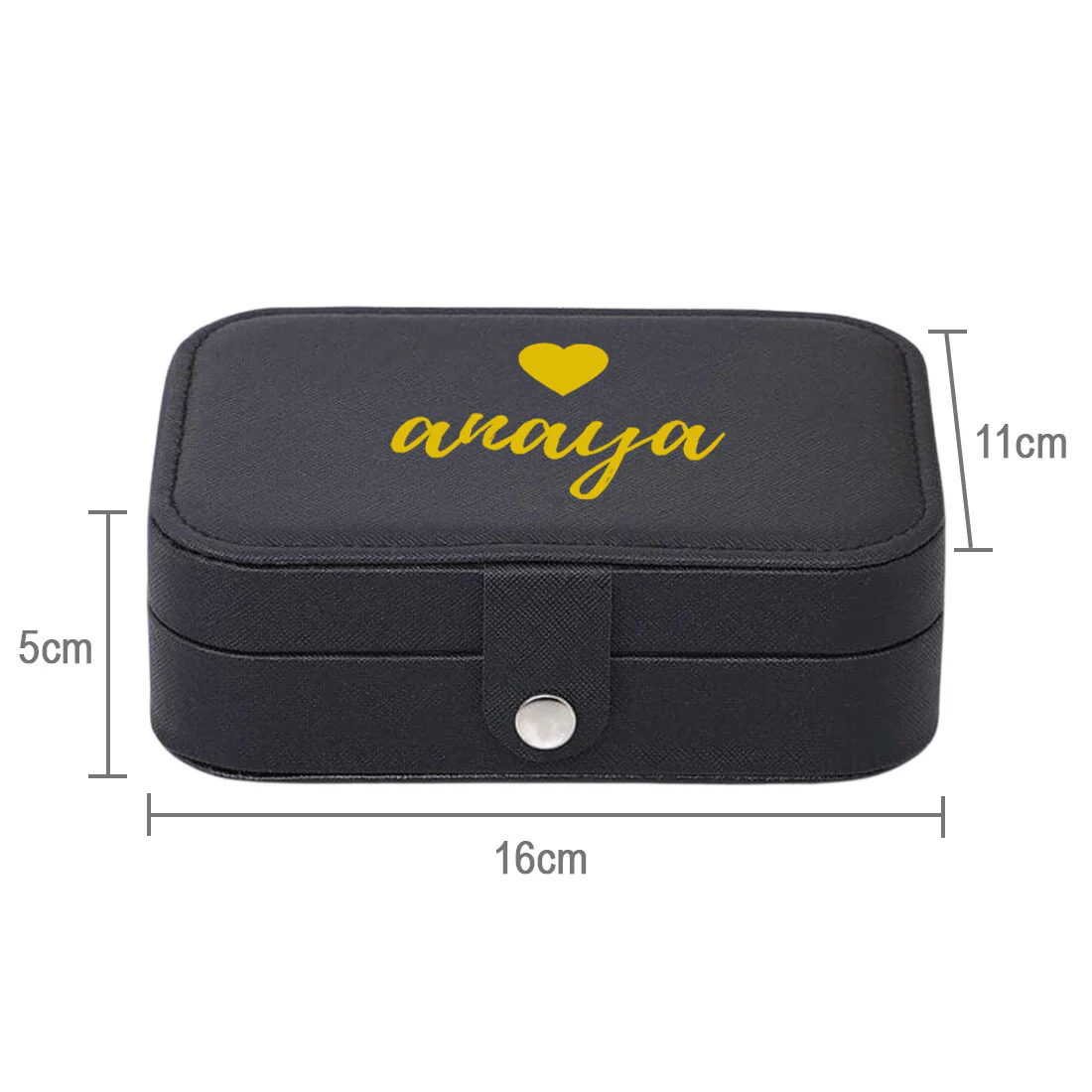 Personalized Jewellery Box for Gifting jewelry Case for Earrings Rings Pendant - Heart - Image 10