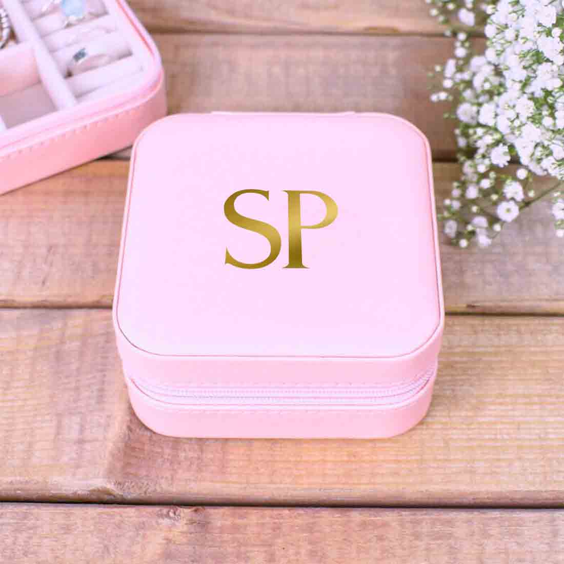 Personalized Girls and Women PU Leather Box Organizer for Jewelry - Image 7