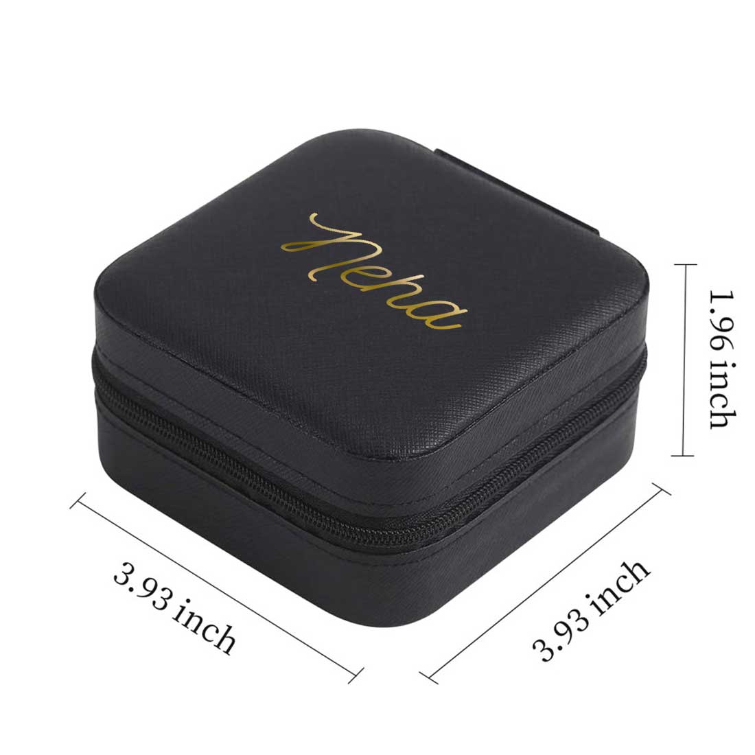Personalized Jewellery Organiser for Travel jewelry Case for Earrings - Add Name - Image 10