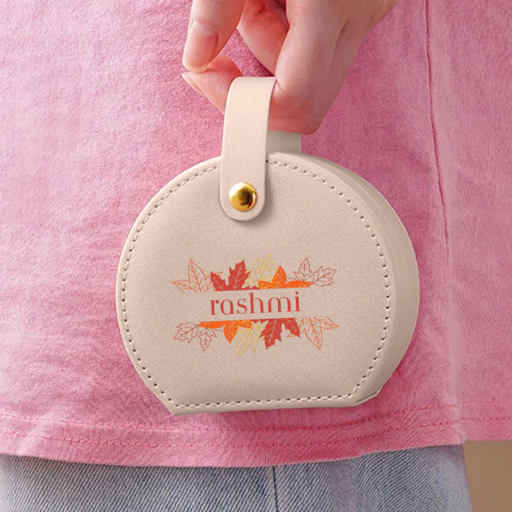 Personalized Jewelry Box for Women, Earring, Ring, Necklace - Cute Jewellery Organizer - Image 3