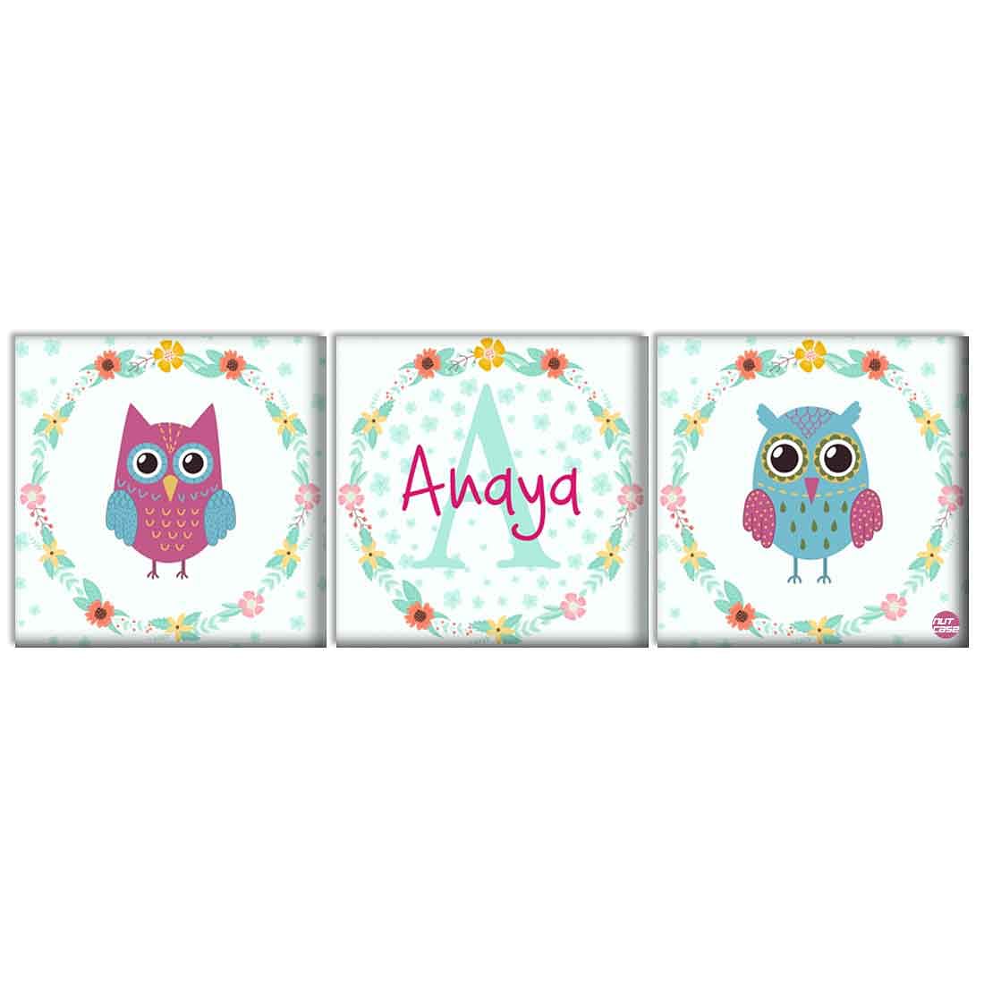 Personalized Nursery Wall Art -Owl - Image 3