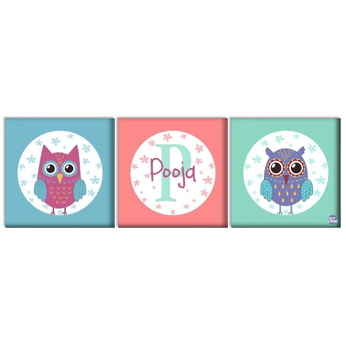 Personalized Nursery Wall Art  -Cute Owl - Image 3