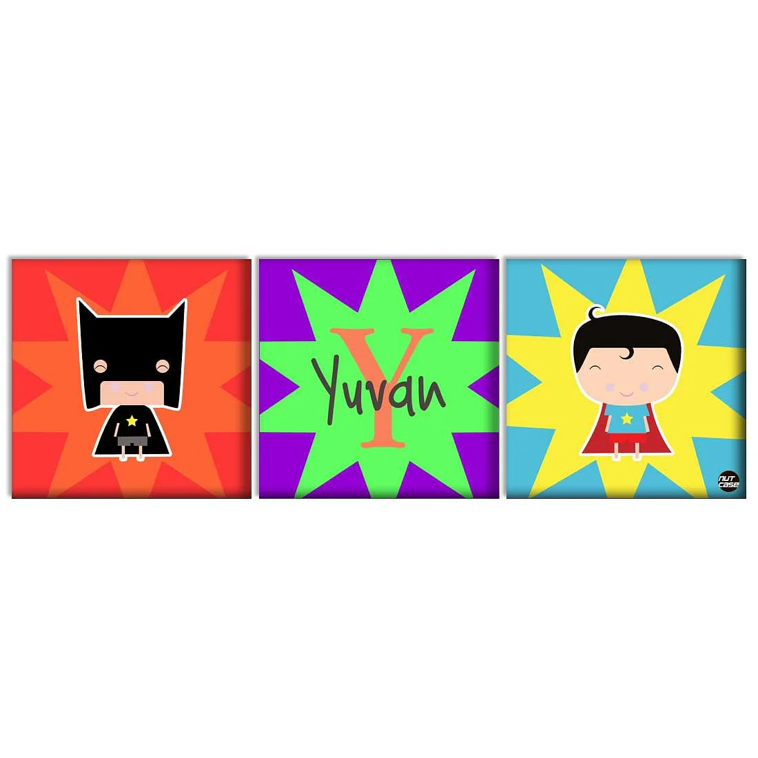 Personalized Nursery Wall Art -Cute Superhero - Image 3