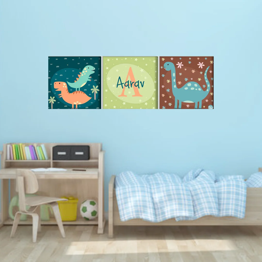 Personalized Nursery Wall Art -Dinosaur