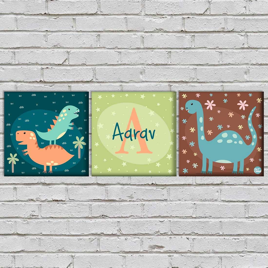 Personalized Nursery Wall Art -Dinosaur - Image 2