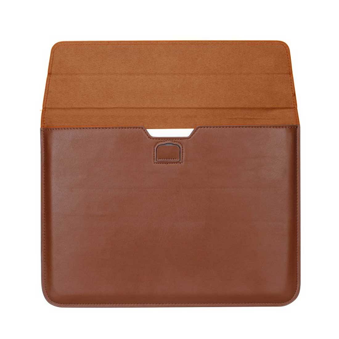 Personalized Leather Laptop Sleeve With Stand - Add Your Initial - Image 3