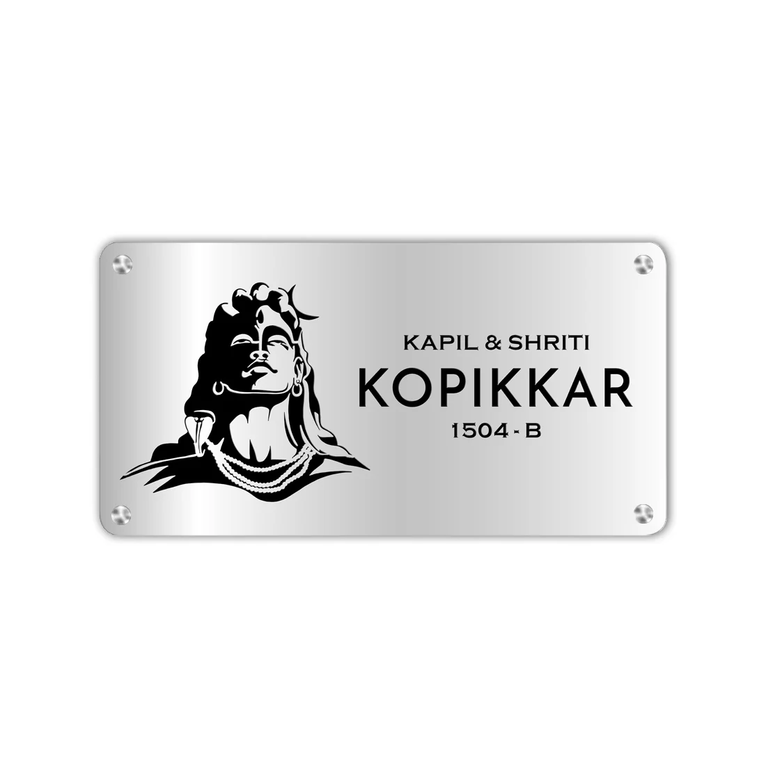 God Name Plate Lord Shiva Nameplate for Home, Bungalows & Flats-16x7" - Image 5