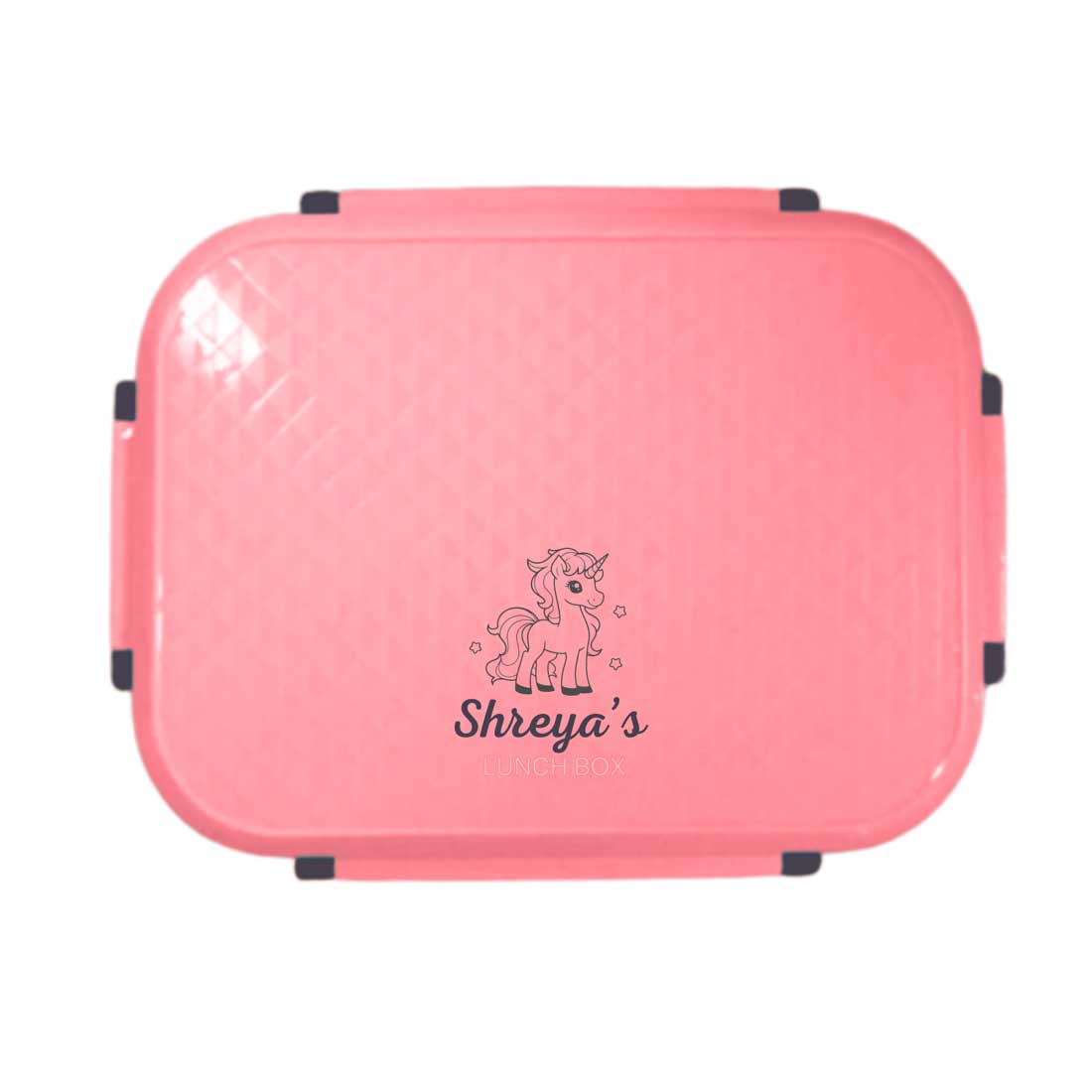 Personalized Lunch Box for Kids - Pink Stainless Steel Tiffin Box - Image 4
