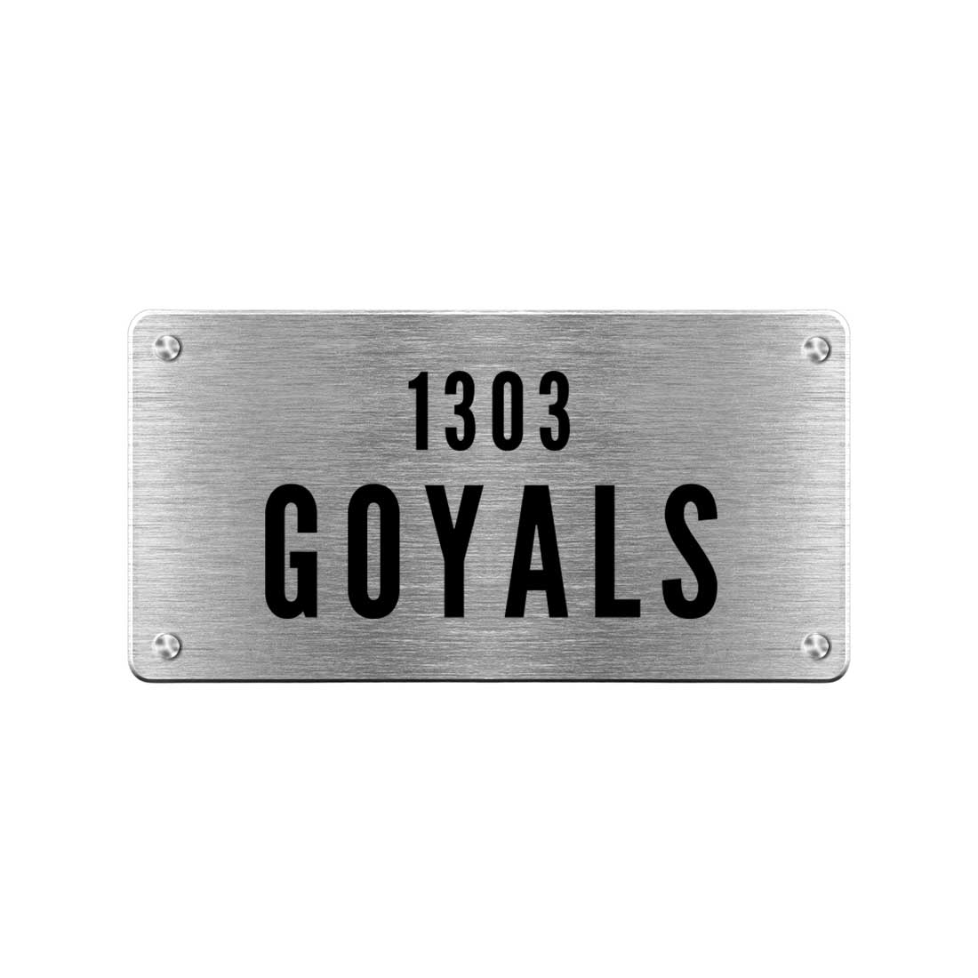 Personalized Metal Name Plate for House Outdoor Name Board - Image 2