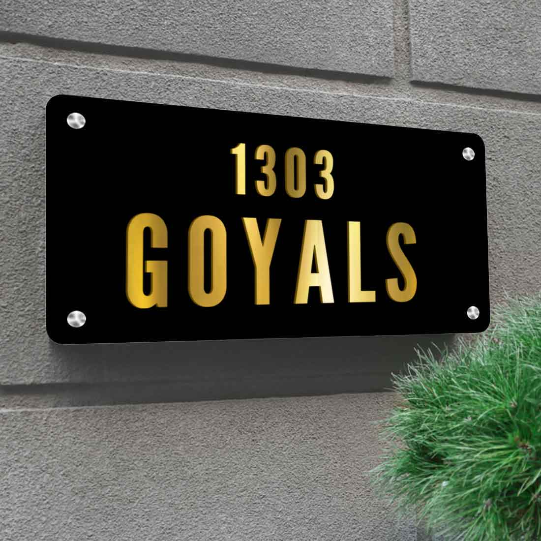 Personalized Metal Name Plate for House Outdoor Name Board - Image 11