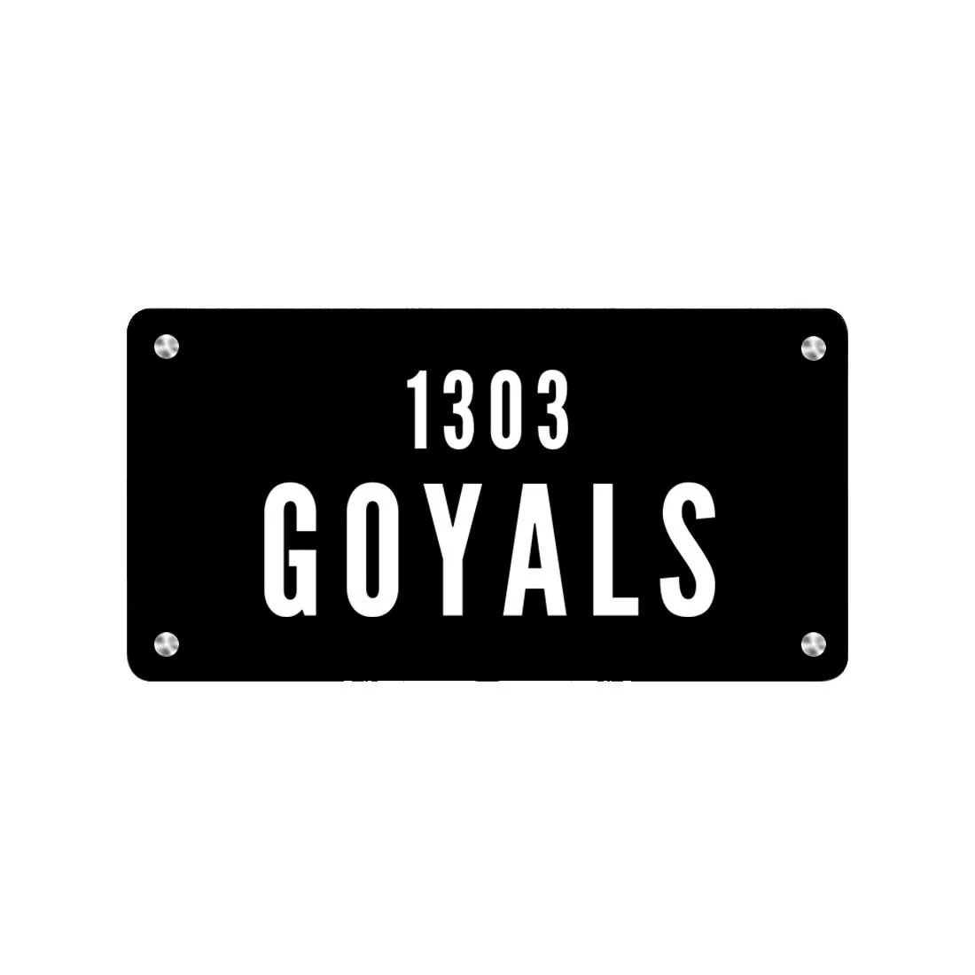 Personalized Metal Name Plate for House Outdoor Name Board - Image 3