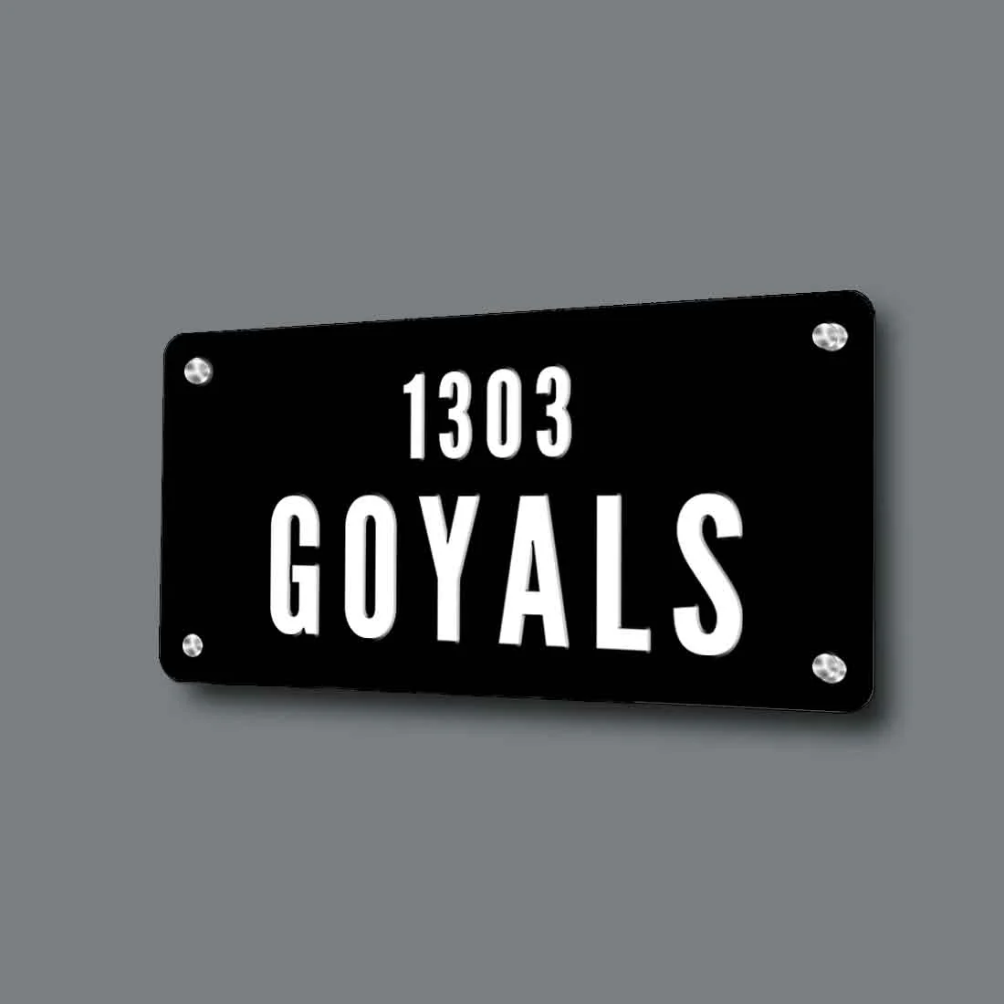 Personalized Metal Name Plate for House Outdoor Name Board - Image 4
