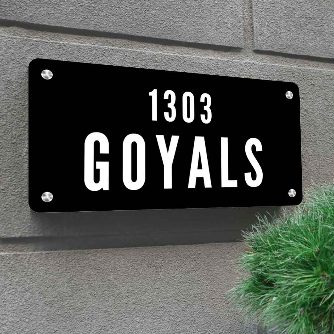 Personalized Metal Name Plate for House Outdoor Name Board - Image 6