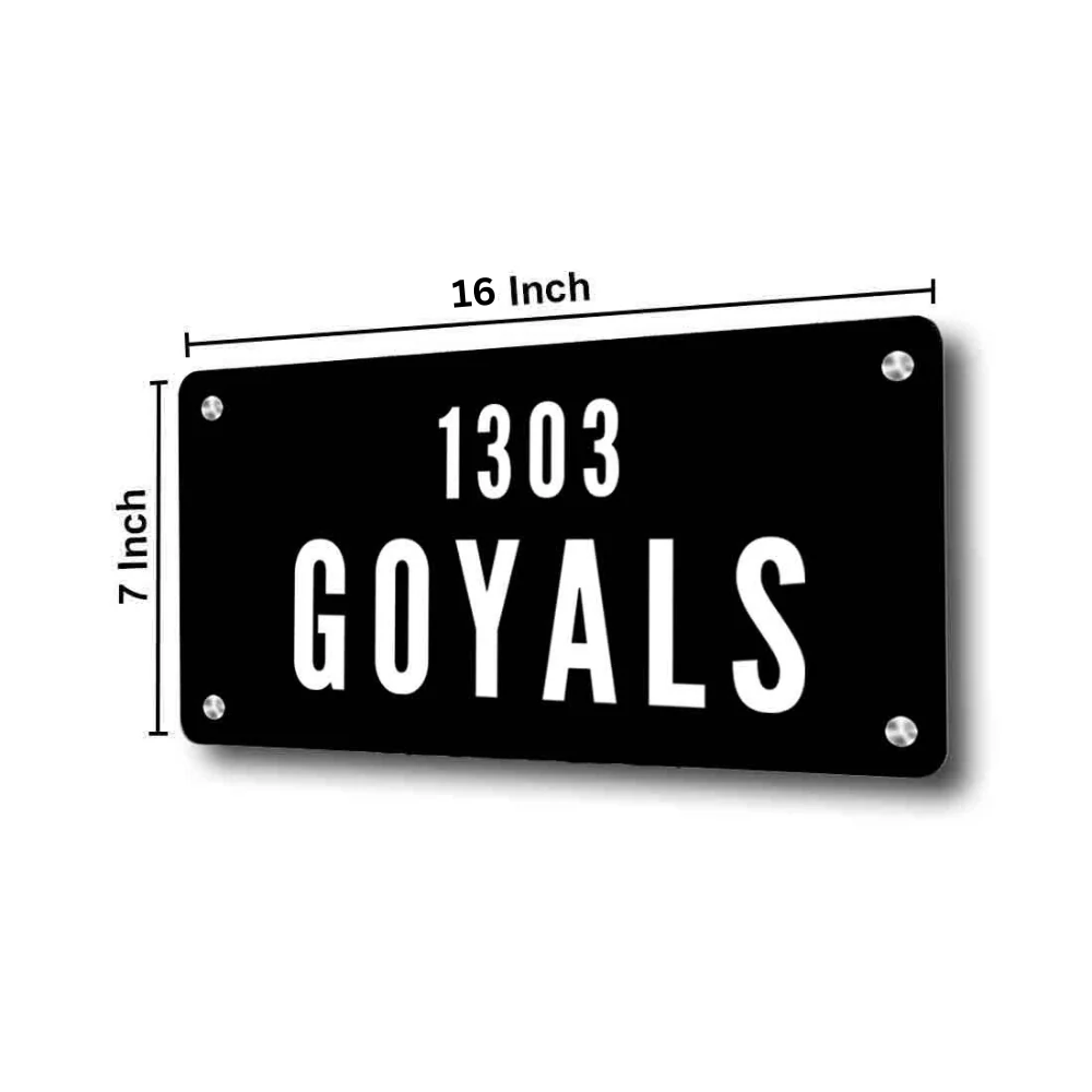 Personalized Metal Name Plate for House Outdoor Name Board - Image 7