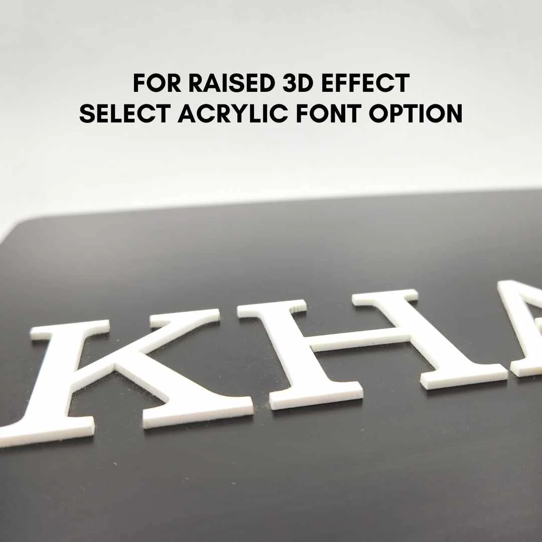 Personalized Metal Name Plate for House Outdoor Name Board - Image 8