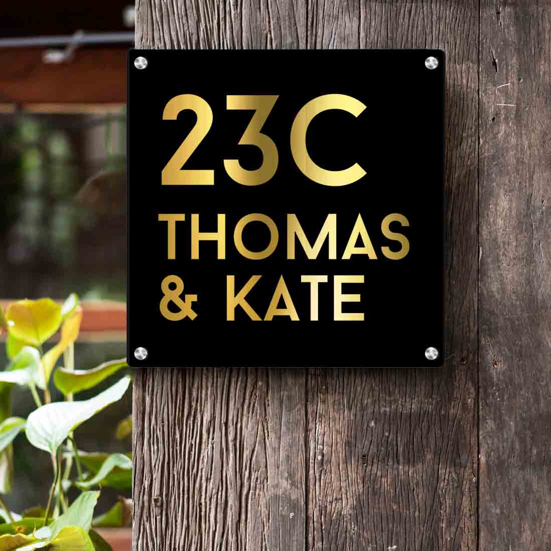 Personalized Metal Name Plate for Office Flat Entrance Outdoor - Image 2