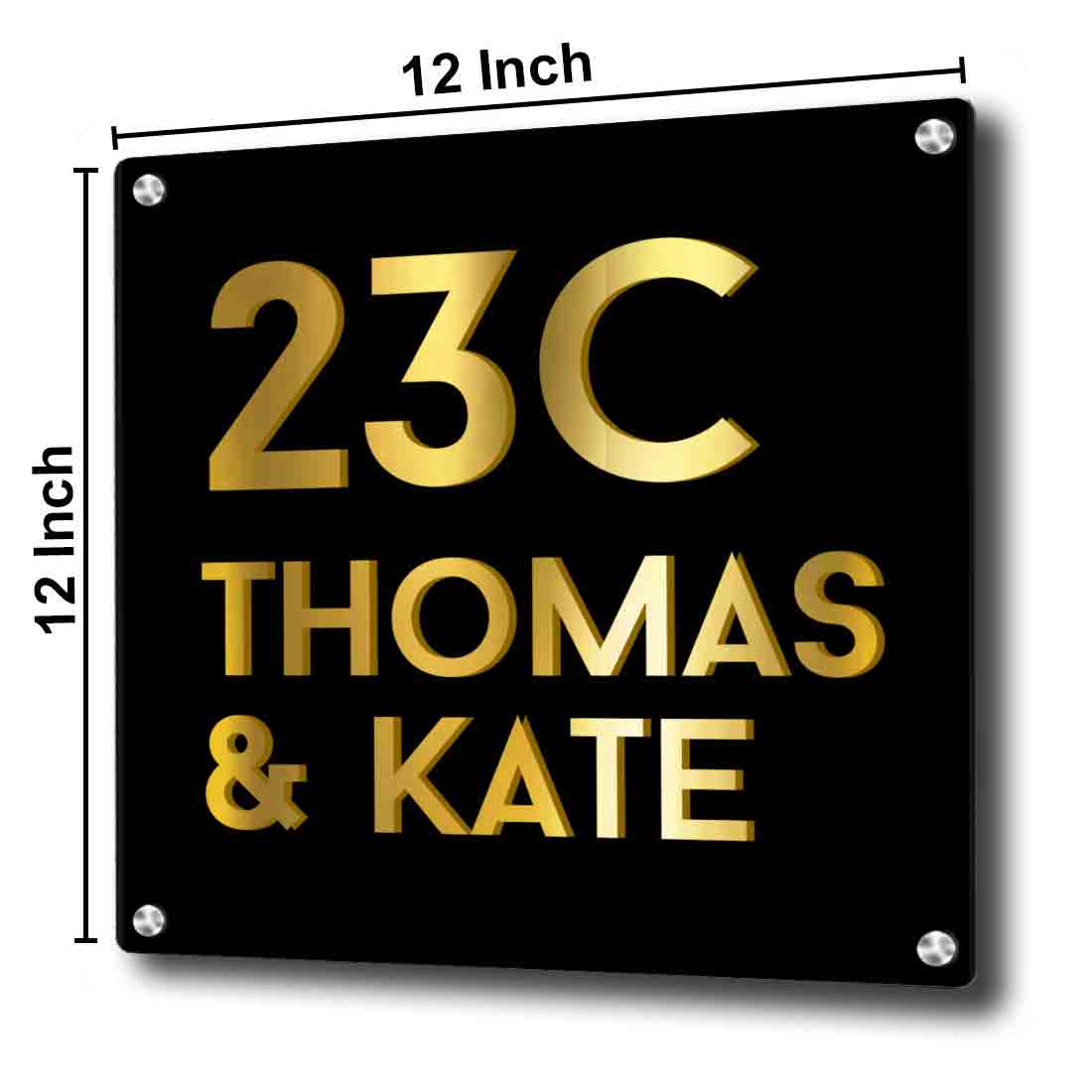 Personalized Metal Name Plate for Office Flat Entrance Outdoor - Image 4
