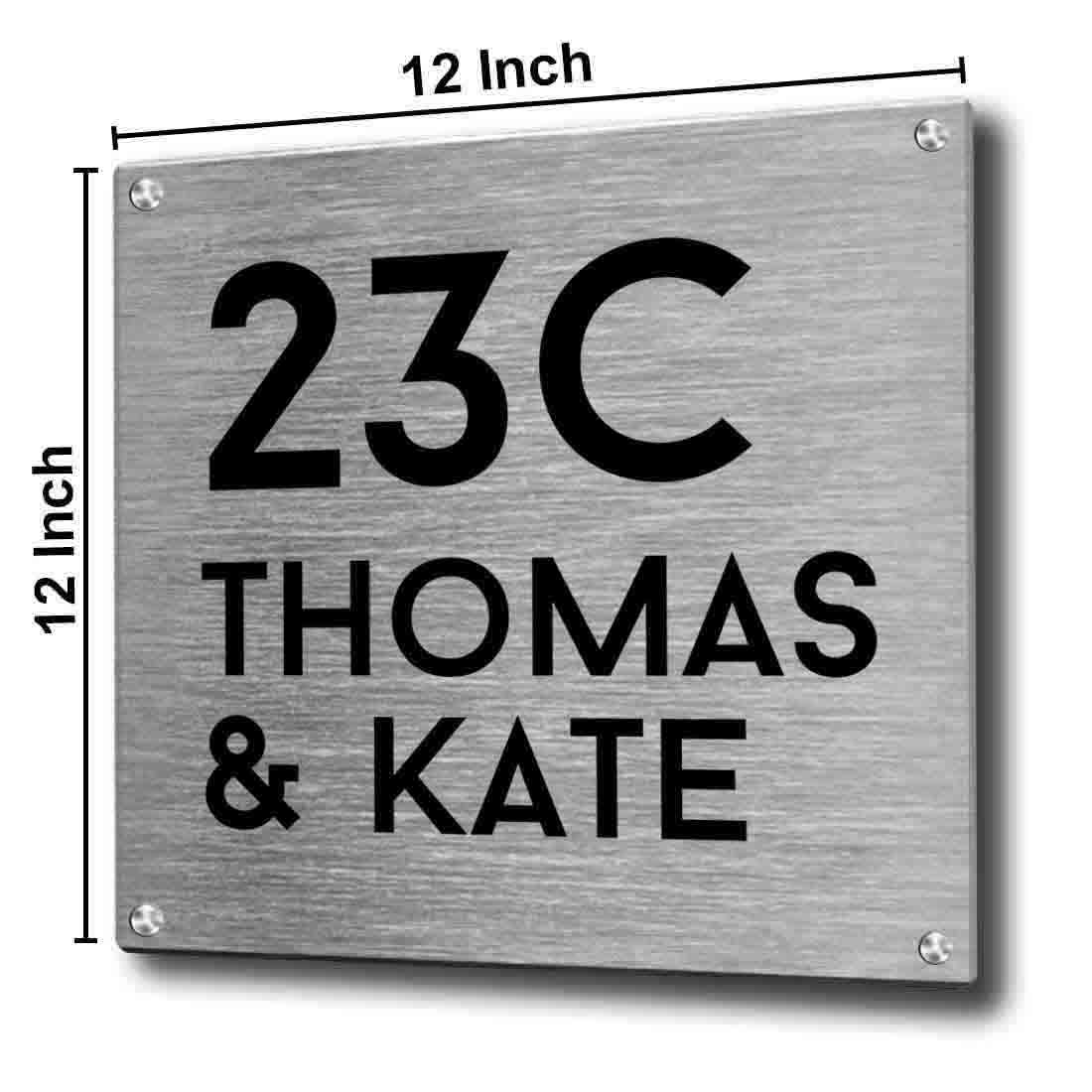 Personalized Metal Name Plate for Office Flat Entrance Outdoor - Image 5